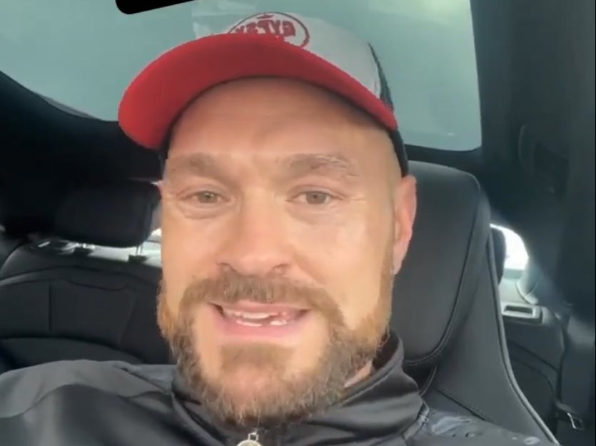 Tyson Fury tells his Twitter followers that he is ‘very, very happy’ in retirement