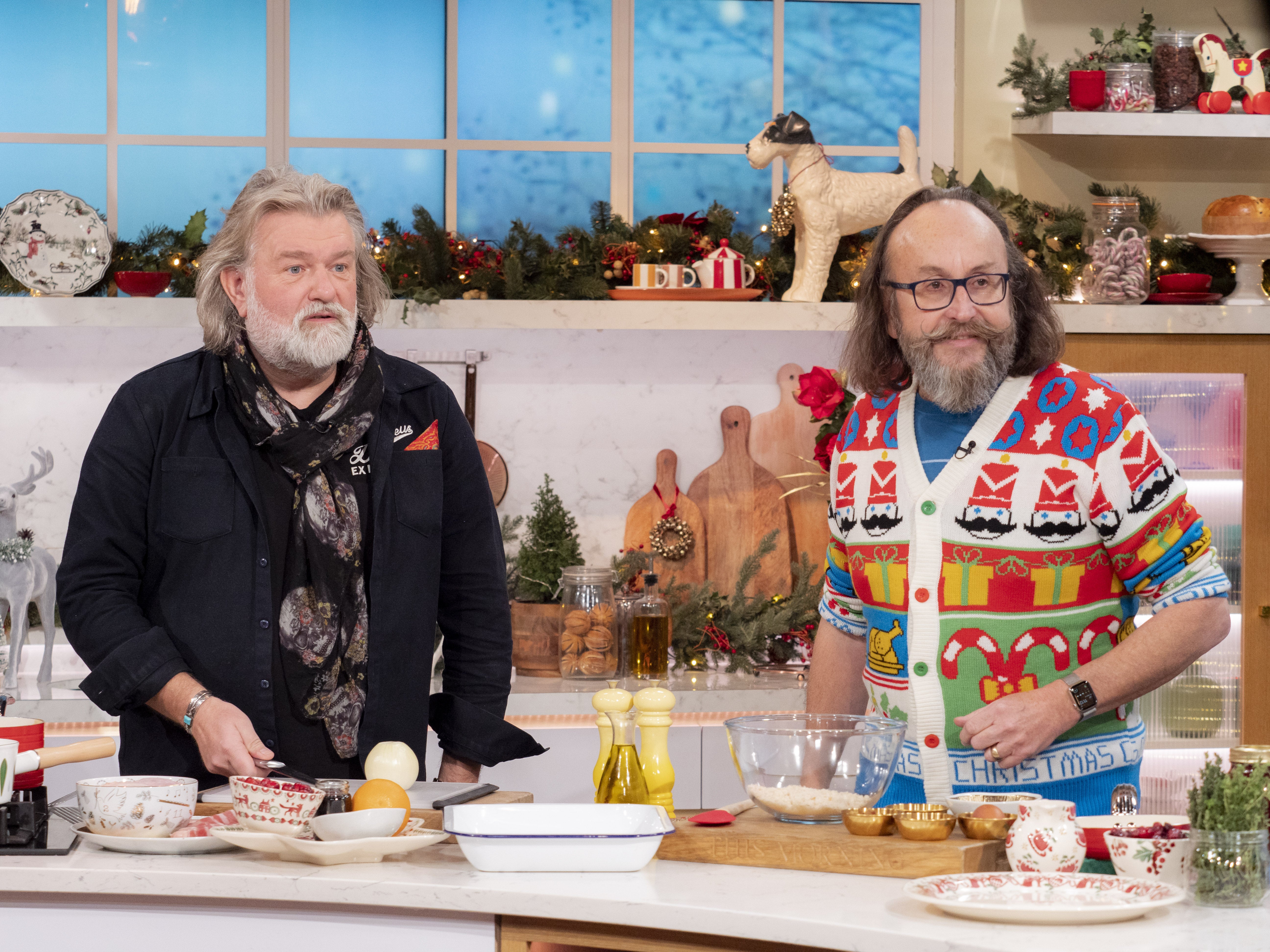 Myers (right) and King on ‘This Morning’ in December