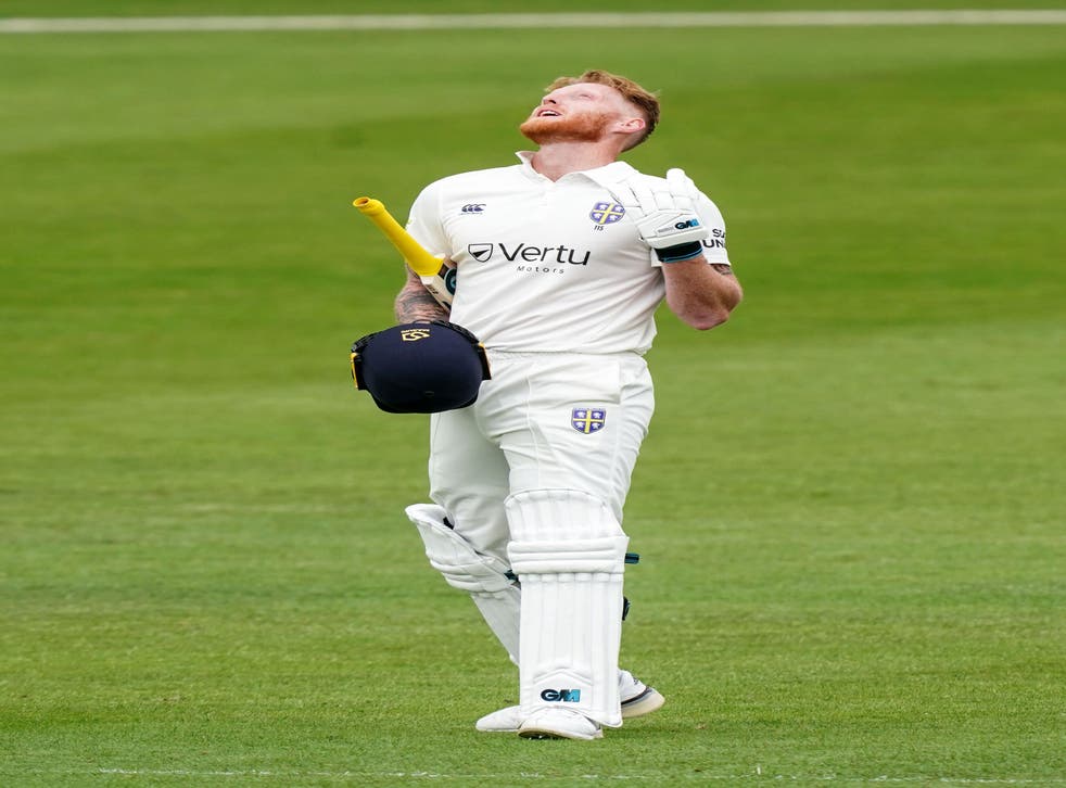 Ben Stokes took down Worcestershire’s bowlers at New Road (David Davies/PA)
