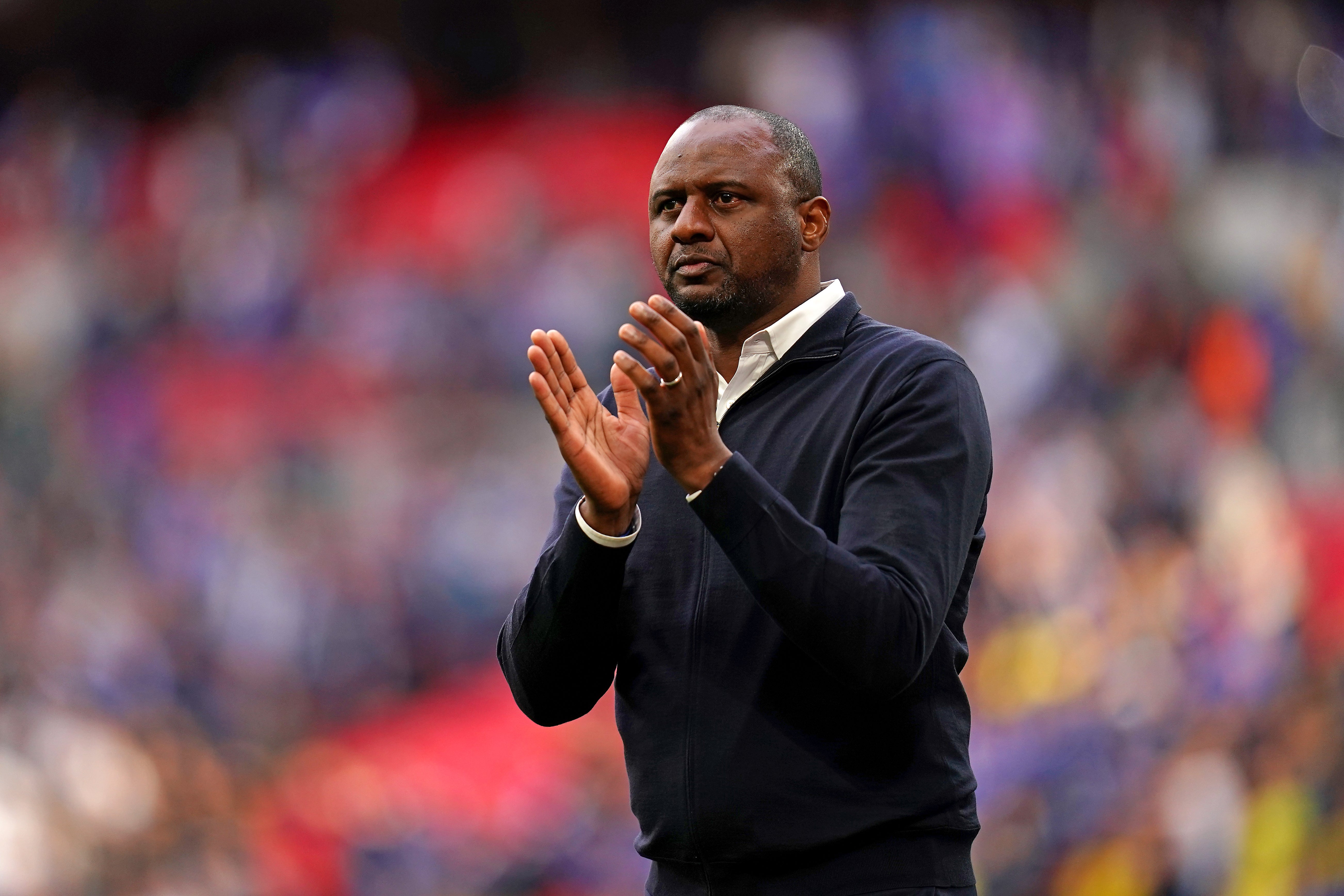 Patrick Vieira believes a number of the Watford players will be “playing for their careers” when they visit Selhurst Park (John Walton/PA)