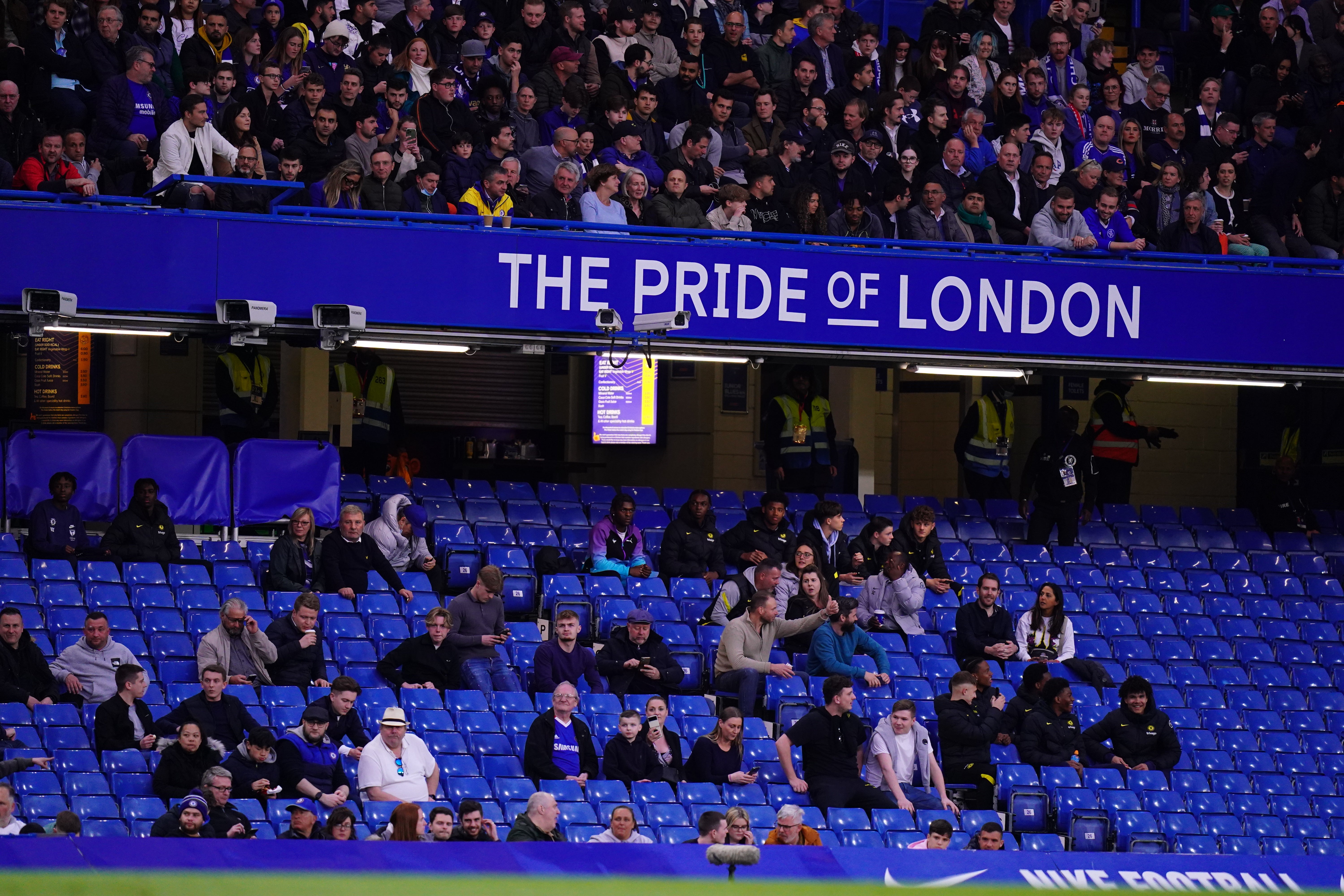Chelsea were operating under restrictions when Abramovich was sanctioned (Adam Davy/PA)