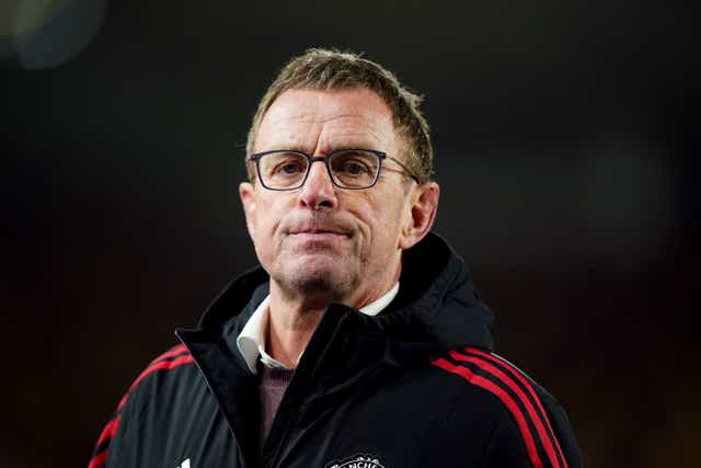 Ralf Rangnick has defended his decision not to bring on Jesse Lingard in Monday’s win over Brentford (Mike Egerton/PA)