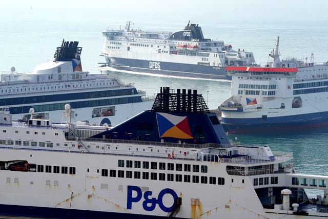 <p>P&O Ferries suspended most of its sailings after the sackings</p>