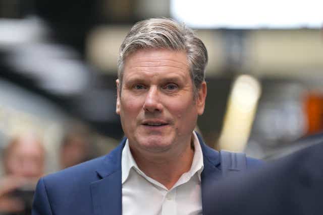 Labour leader Sir Keir Starmer arriving at Euston train station, London, after visiting Carlisle following the announcement that he is to be investigated by police amid allegations he broke lockdown rules last year, after receipt of “significant new information”. Picture date: Friday May 6, 2022.