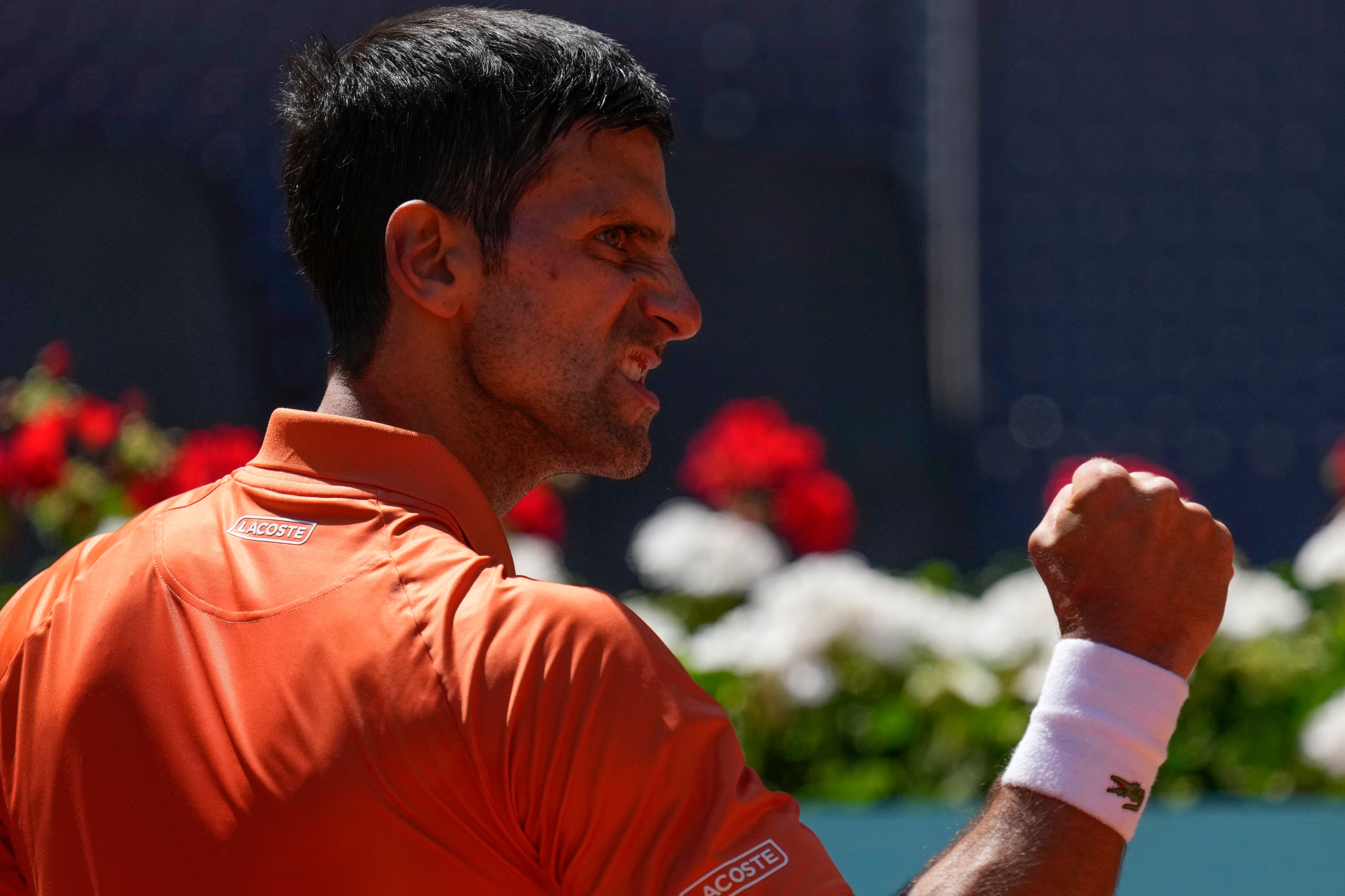 Novak Djokovic eased to victory over Hubert Hurkacz (Bernat Armangue/AP)