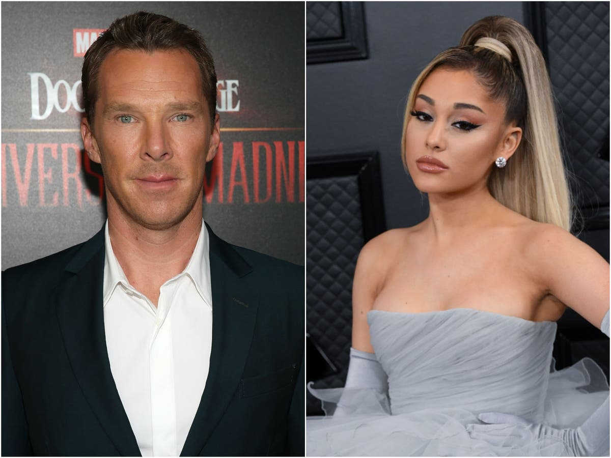 Benedict Cumberbatch struggles to understand Ariana Grande lyrics: &lsquo;Something about a cat in an elevator?&rsquo;