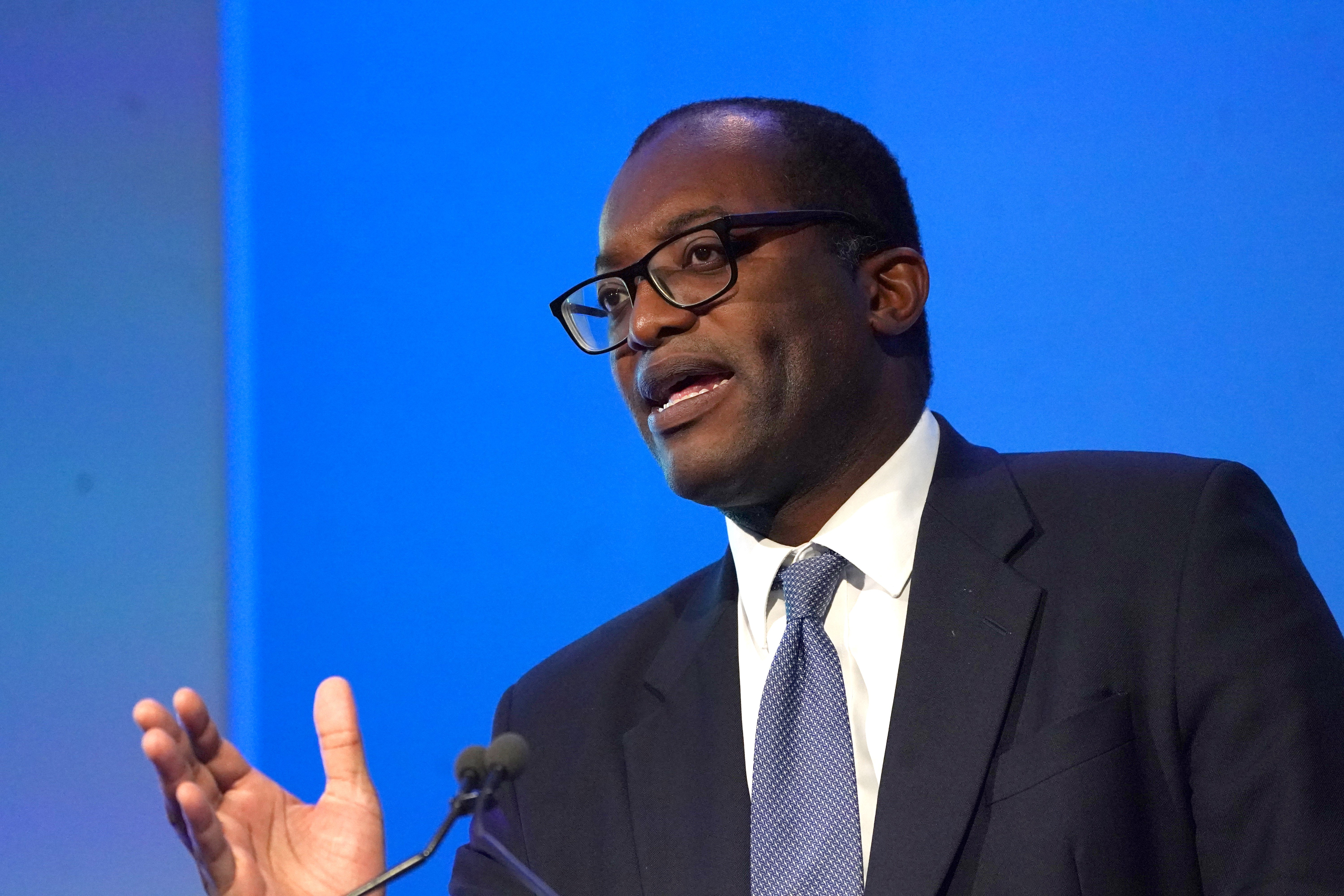 Kwasi Kwarteng said generators will help essential services in Ukraine keep running (Victoria Jones/PA)