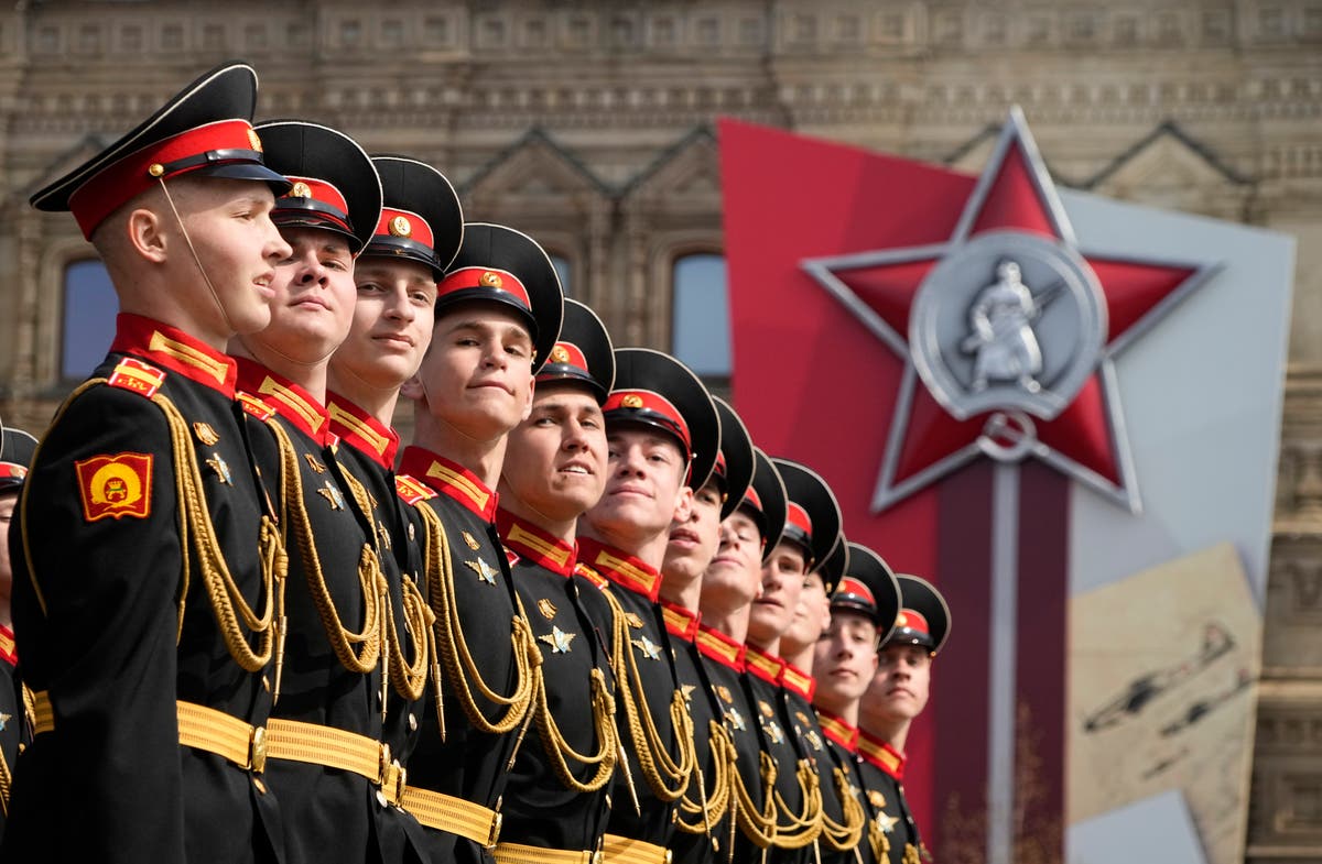 Russia holds dress rehearsal for Victory Day parade