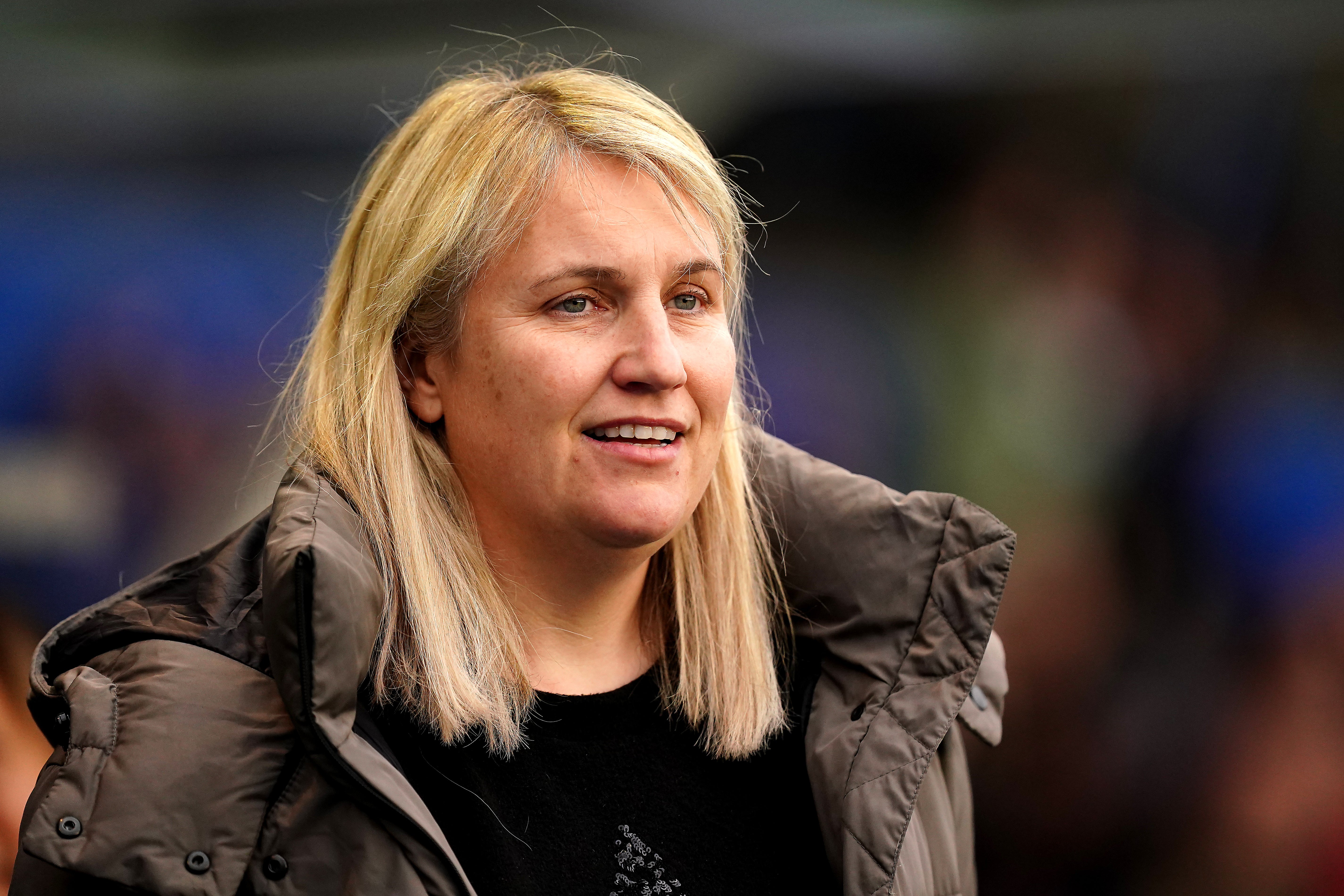 Chelsea manager Emma Hayes is hoping to win a third successive WSL title on Sunday (Mike Egerton/PA)