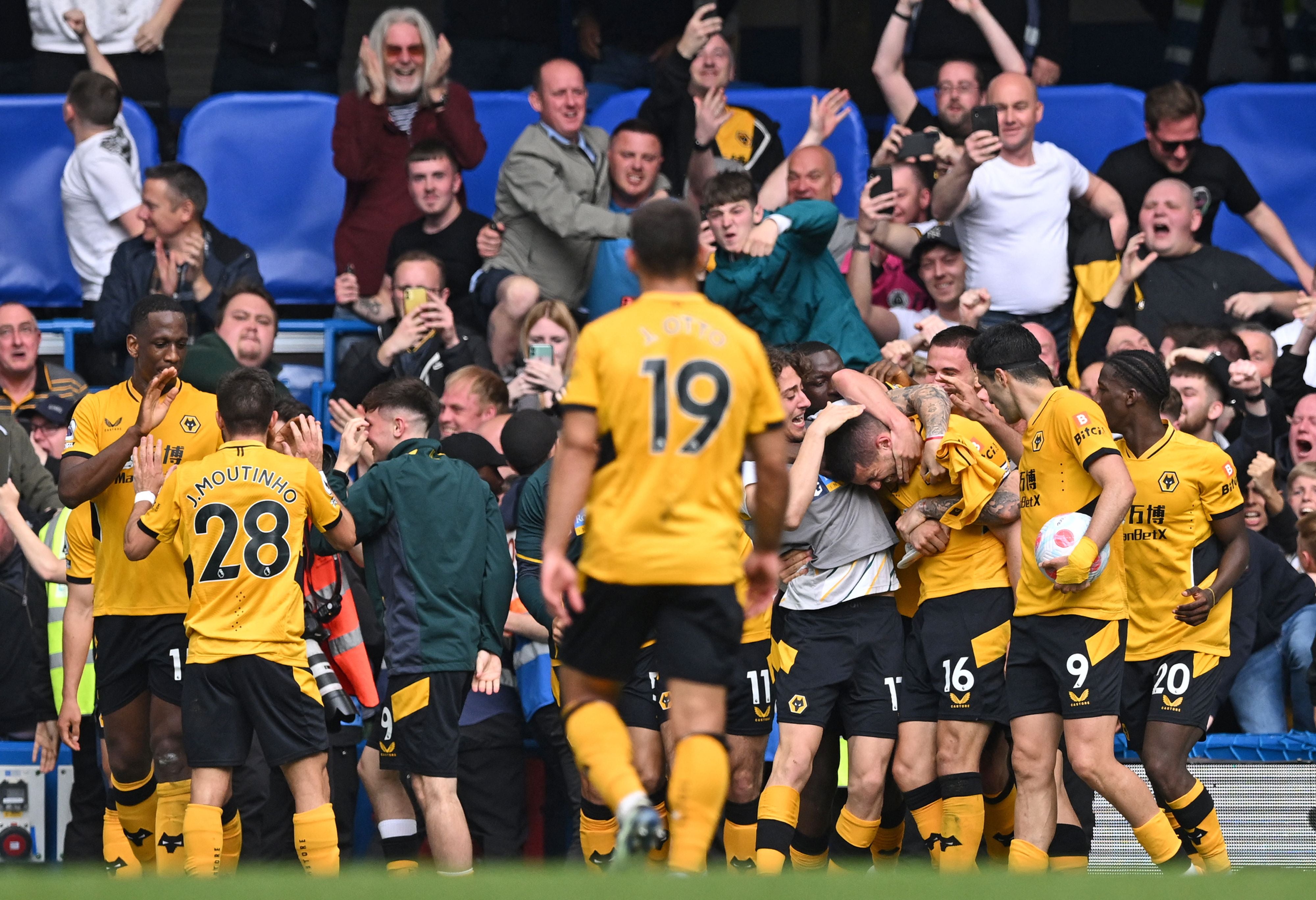 Chelsea are taking on Wolves at Stamford Bridge