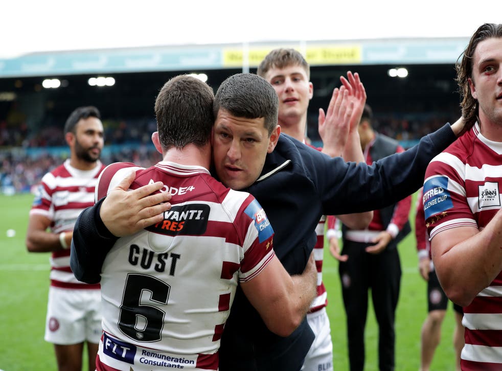Matt Peet’s Wigan have reached the cup final (Richard Sellers/PA)