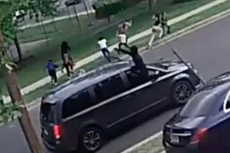 Gunmen in minivan open fire on group of children at Maryland park