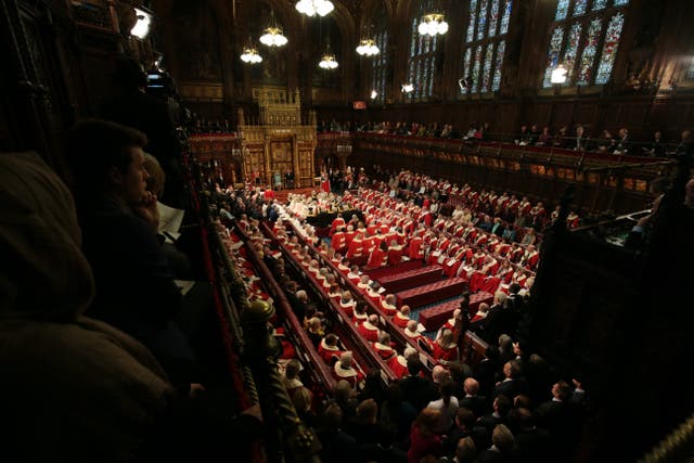 Boris Johnson has said measures in the Queen’s Speech will aim to restore pride in neighbourhoods (Aaron Chown/PA)