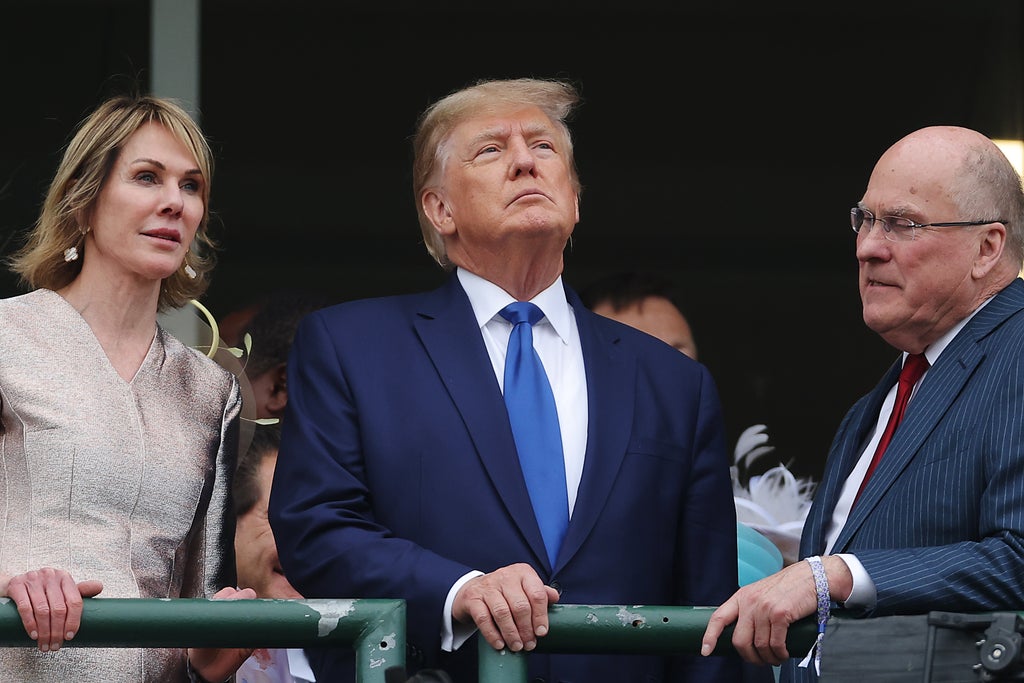 Donald Trump attends $75,000-a-head fundraiser at Kentucky Derby