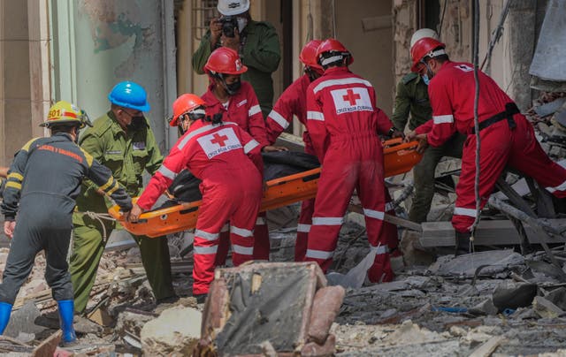 Explosión de hotel en Cuba