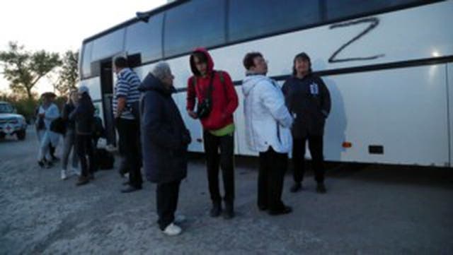 <p>All women, children, evacuated from Mariupol steel plant</p>