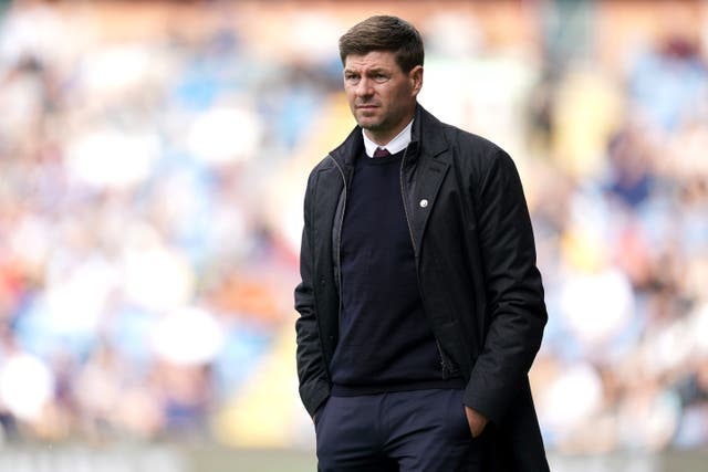 Steven Gerrard got the response he wanted from his front three at Burnley (Nick Potts/PA)