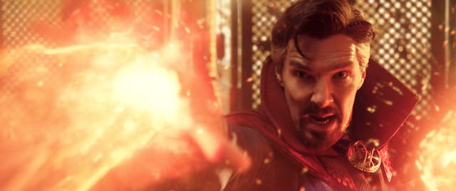 <p>Benedict Cumberbatch as Dr Stephen Strange in the Marvel film  </p>