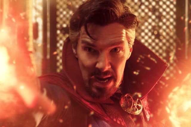 <p>Benedict Cumberbatch as Dr Stephen Strange in the Marvel film  </p>