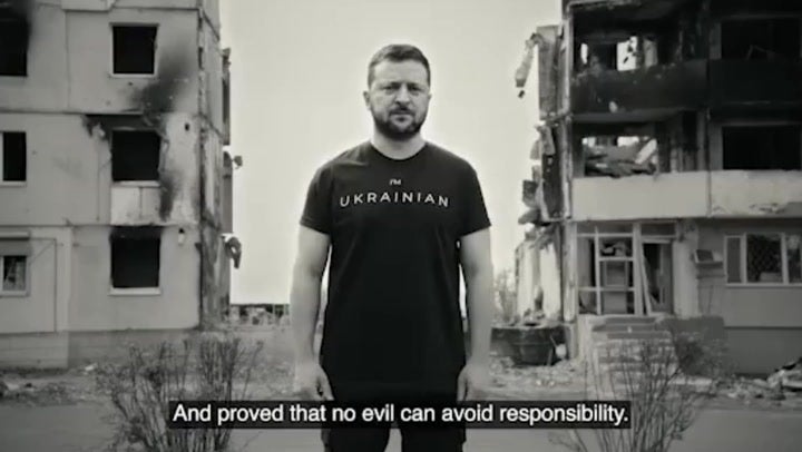 <p>'Evil has been reborn': Zelensky gives powerful Victory Day address</p>