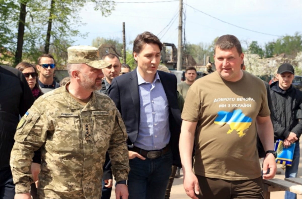Justin Trudeau and Jill Biden make surprise visits to Ukraine | The  Independent