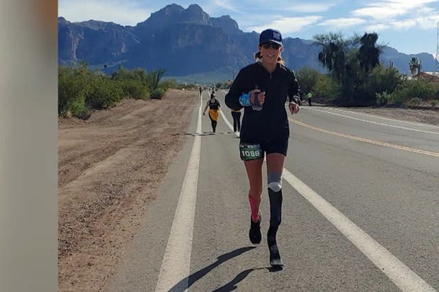<p>Amputee athlete runs a staggering 104 marathons in 104 days</p>