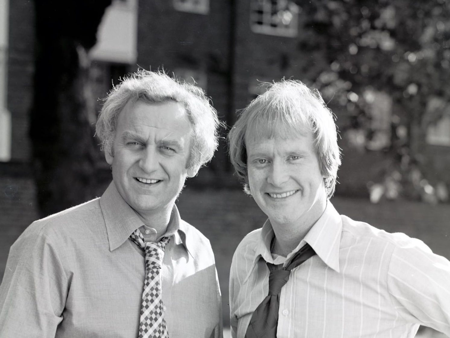 John Thaw and Dennis Waterman in police series ‘The Sweeney’ in 1977
