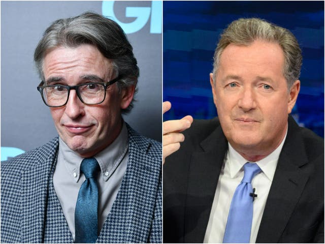 <p>Steve Coogan Piers Morgan</p>