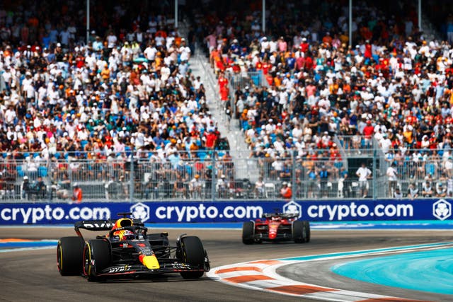 <p>Red Bull and Ferrari appear set to vie for the world title this year </p>