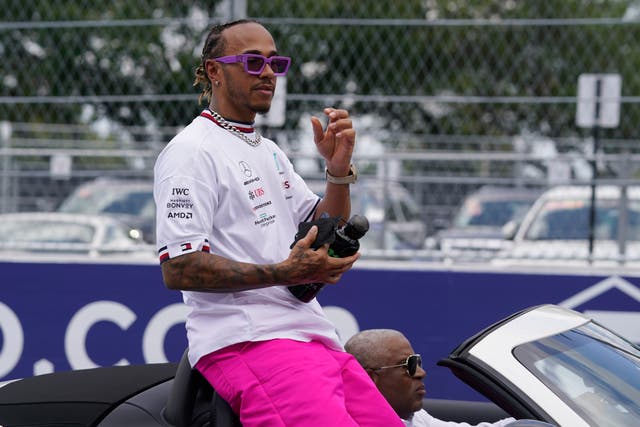 Lewis Hamilton said he did not understand why Mercedes wanted him to make a strategy decision in Sunday’s Miami Grand Prix (Darron Cummings/AP)