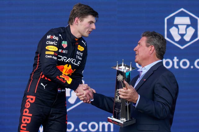 Max Verstappen won the Miami Grand Prix (Lynne Sladky/AP)