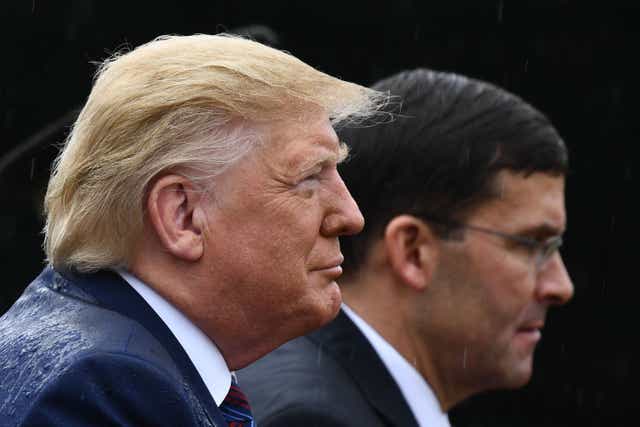 <p>Donald Trump asked about the possibility of bombing drug trafficking labs in Mexico while he was US president, former defense secretary Mark Esper says in a book set to be released 10 May  2022 </p>