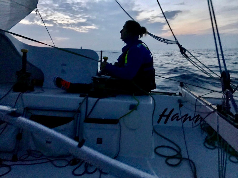 Hannah out at sea (Collect/PA Real Life)