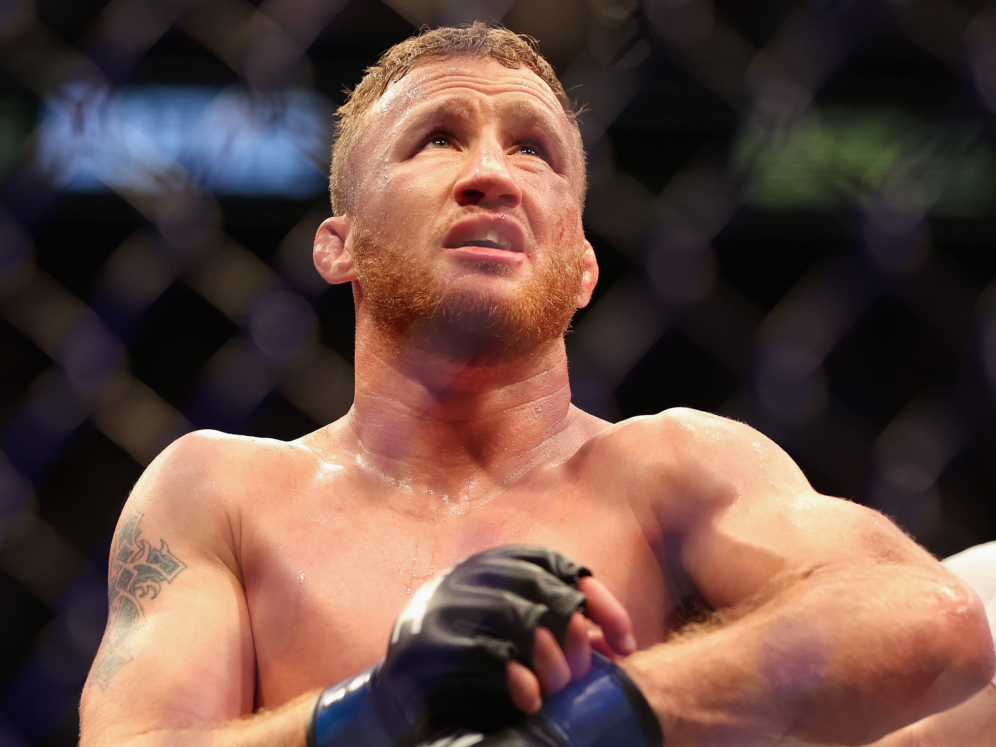<p>Two-time UFC lightweight title challenger Justin Gaethje</p>