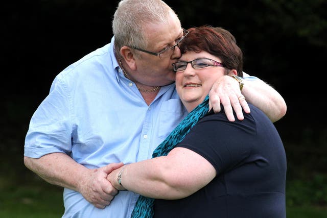 <p>Colin and Chris Weir divorced shortly before his death in December 2019 </p>