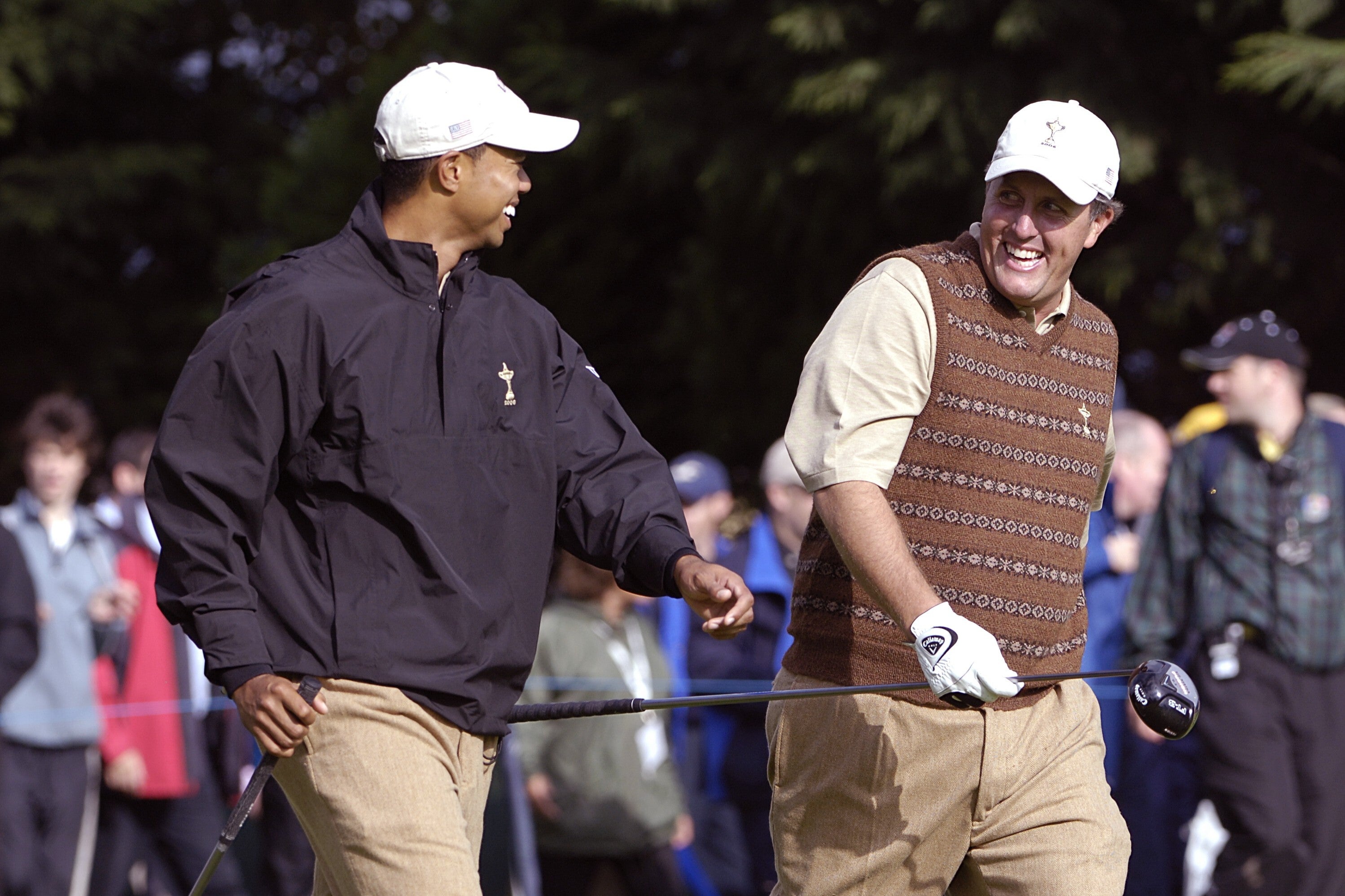 Tiger Woods and Phil Mickelson are in the field for the USPGA (Rebecca Naden/pa)
