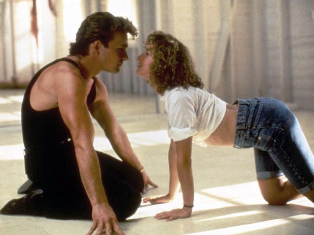 <p>Patrick Swayze and Jennifer Grey </p>