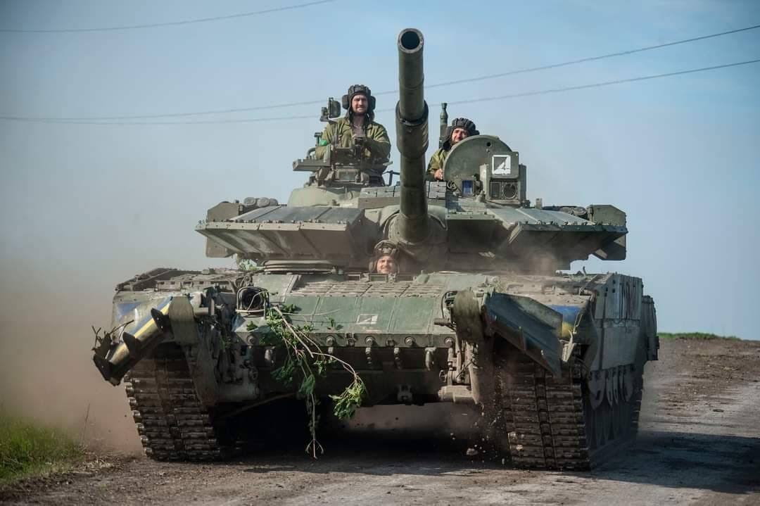 Ukraine used tanks captured from Russian troops amid the war in the eastern European country for the past 75 days