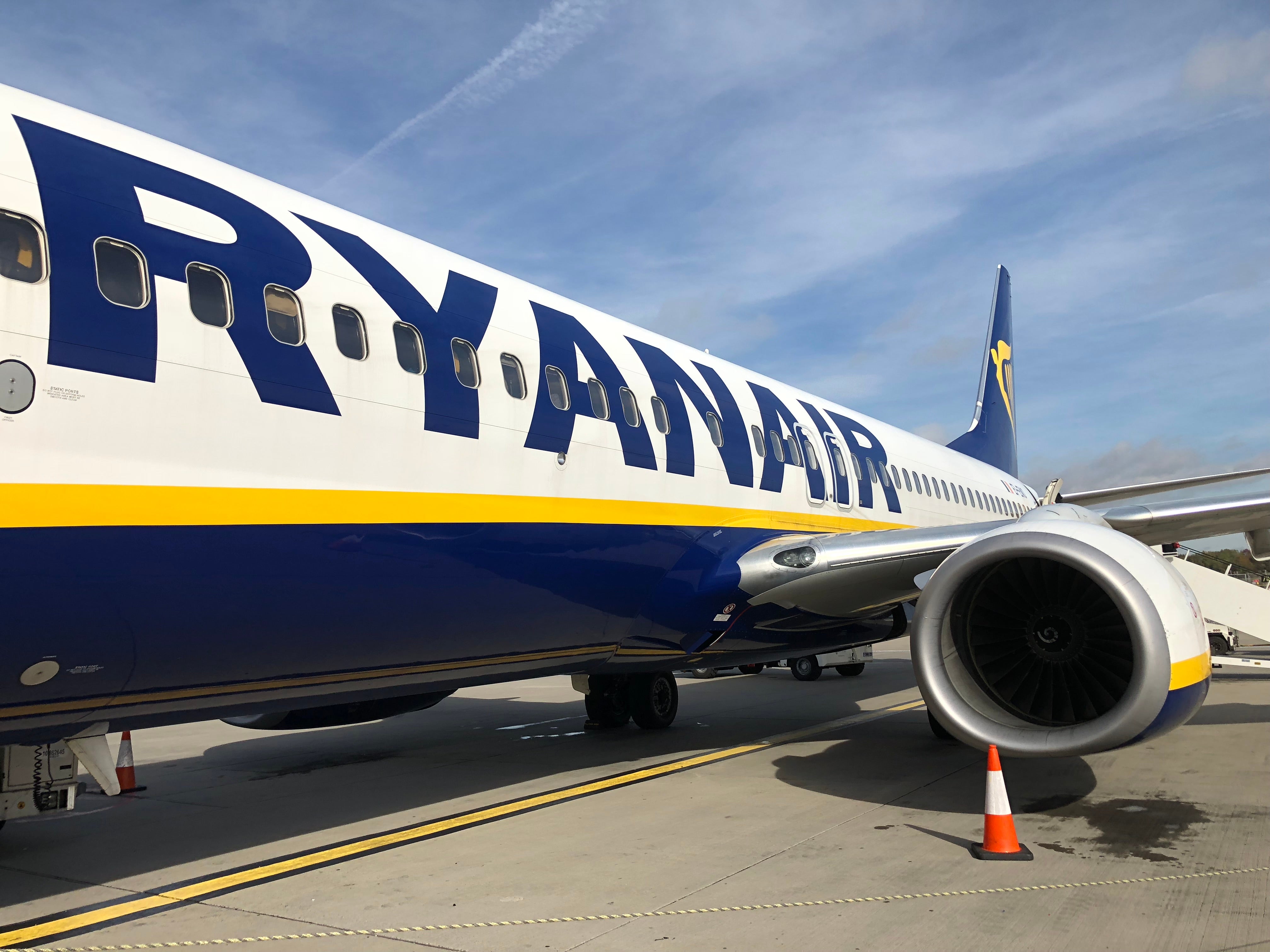 Last call: Ryanair aircraft about to fly from London Stansted to Seville