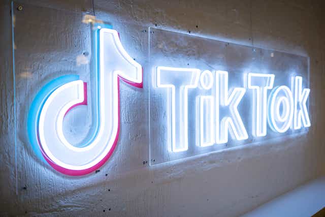 <p>A photograph taken at the UK’s TikTok offices</p>