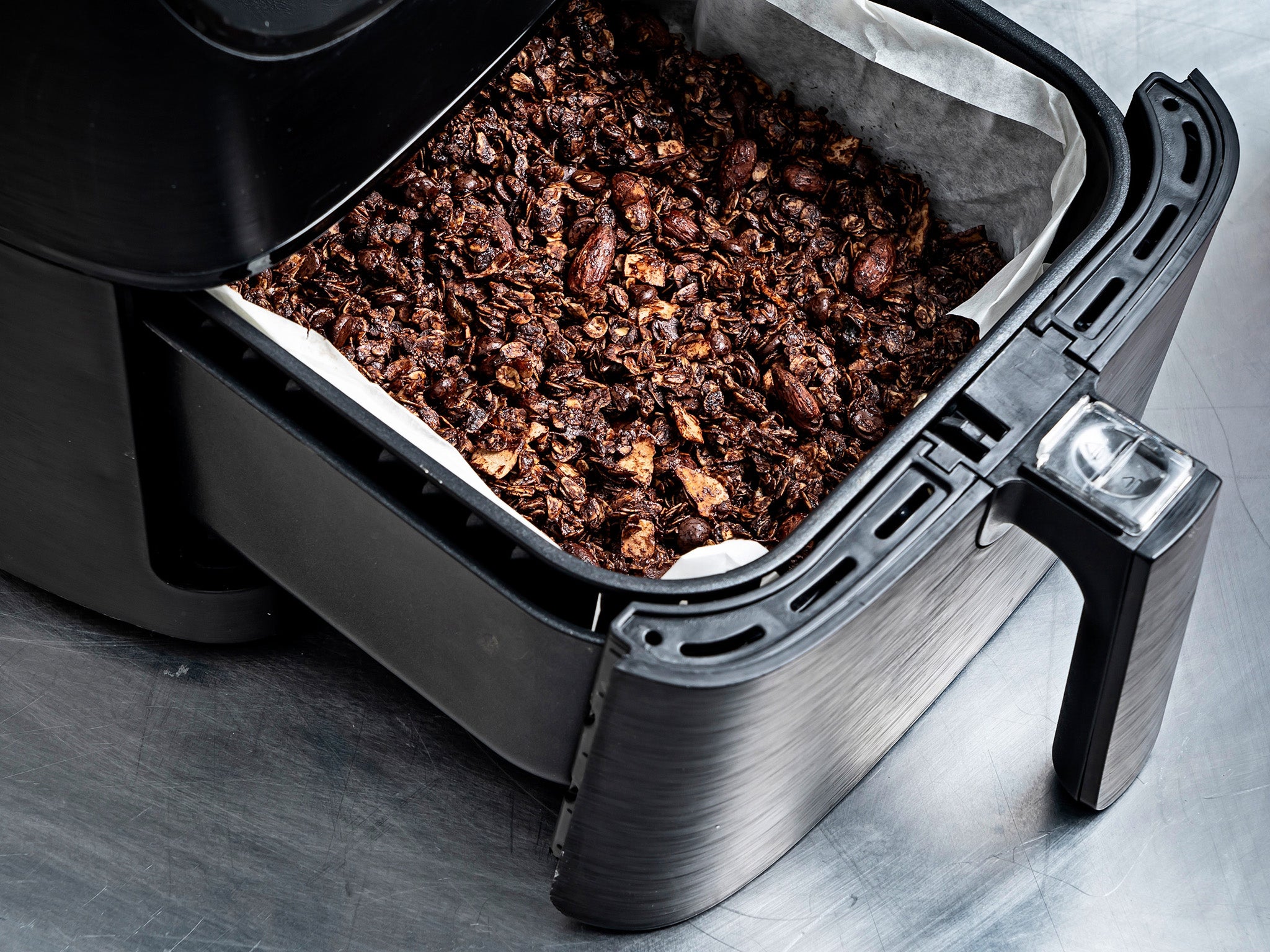 Make granola in the air fryer and turn out morsels that exceed even my crunchiest dreams