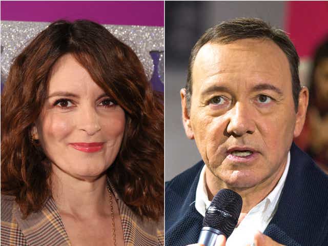 <p>Tina Fey and Kevin Spacey</p>