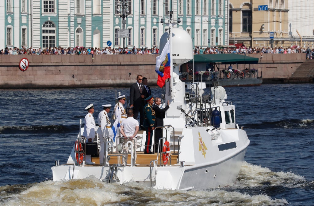 Ukraine ‘destroys Putin parade boat’ with laser-guided bomb off Snake Island