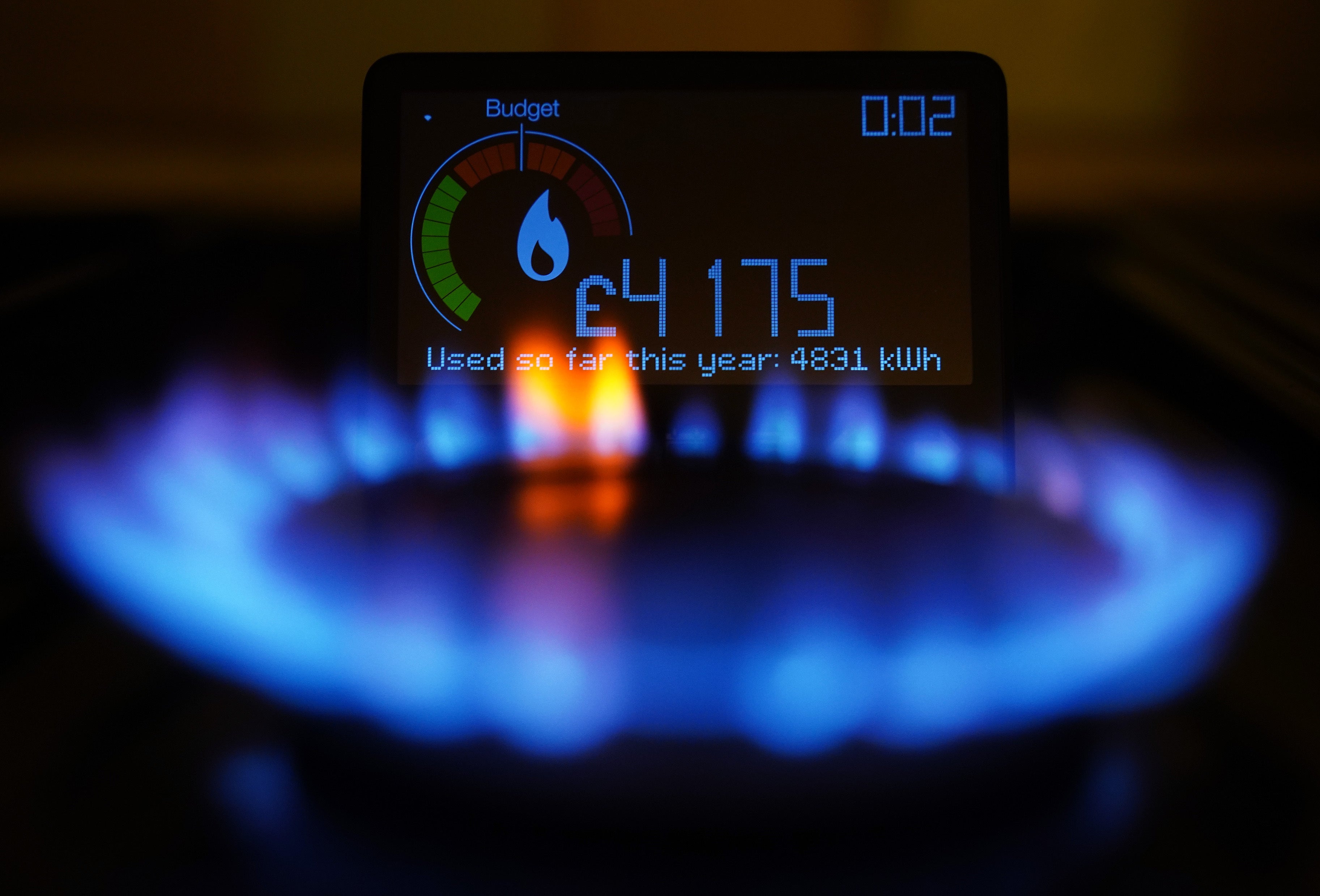 Gas prices have pushed up household energy bills in recent months (Yui Mok/PA)