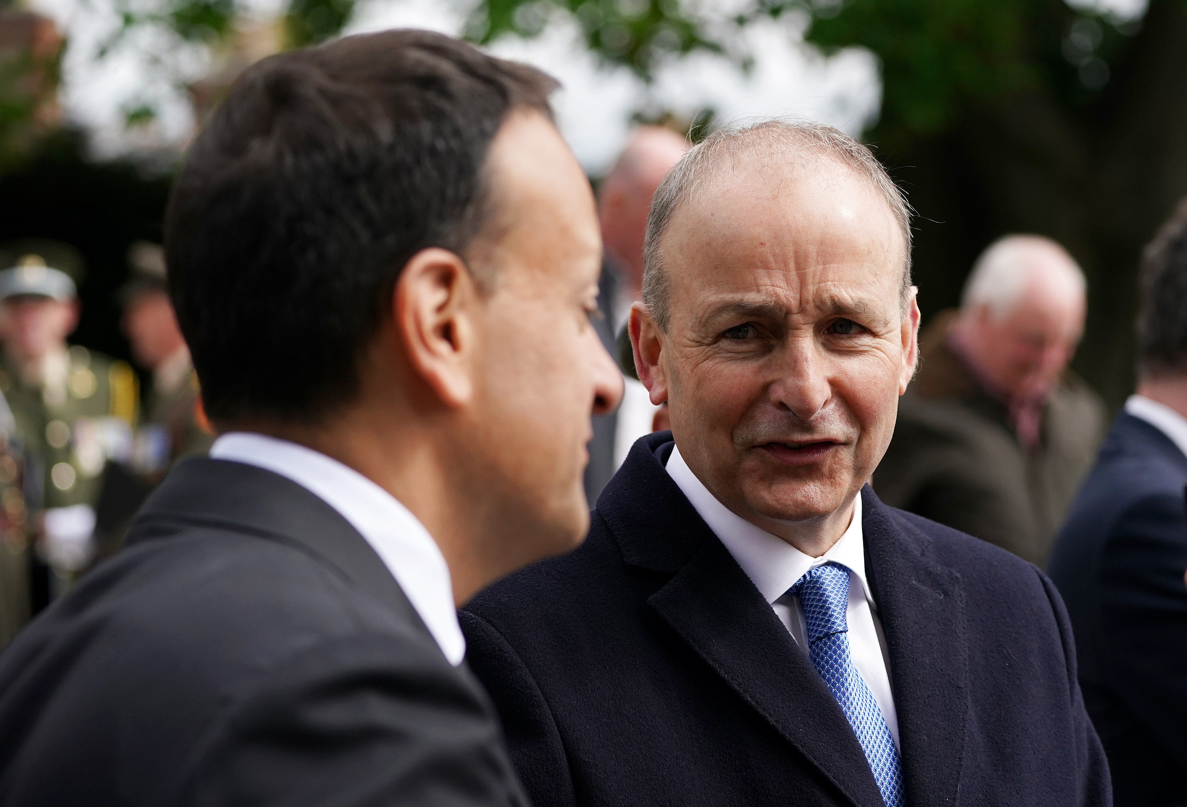 Taoiseach Micheal Martin spoke to Boris Johnson by phone on Tuesday (Brian Lawless/PA)