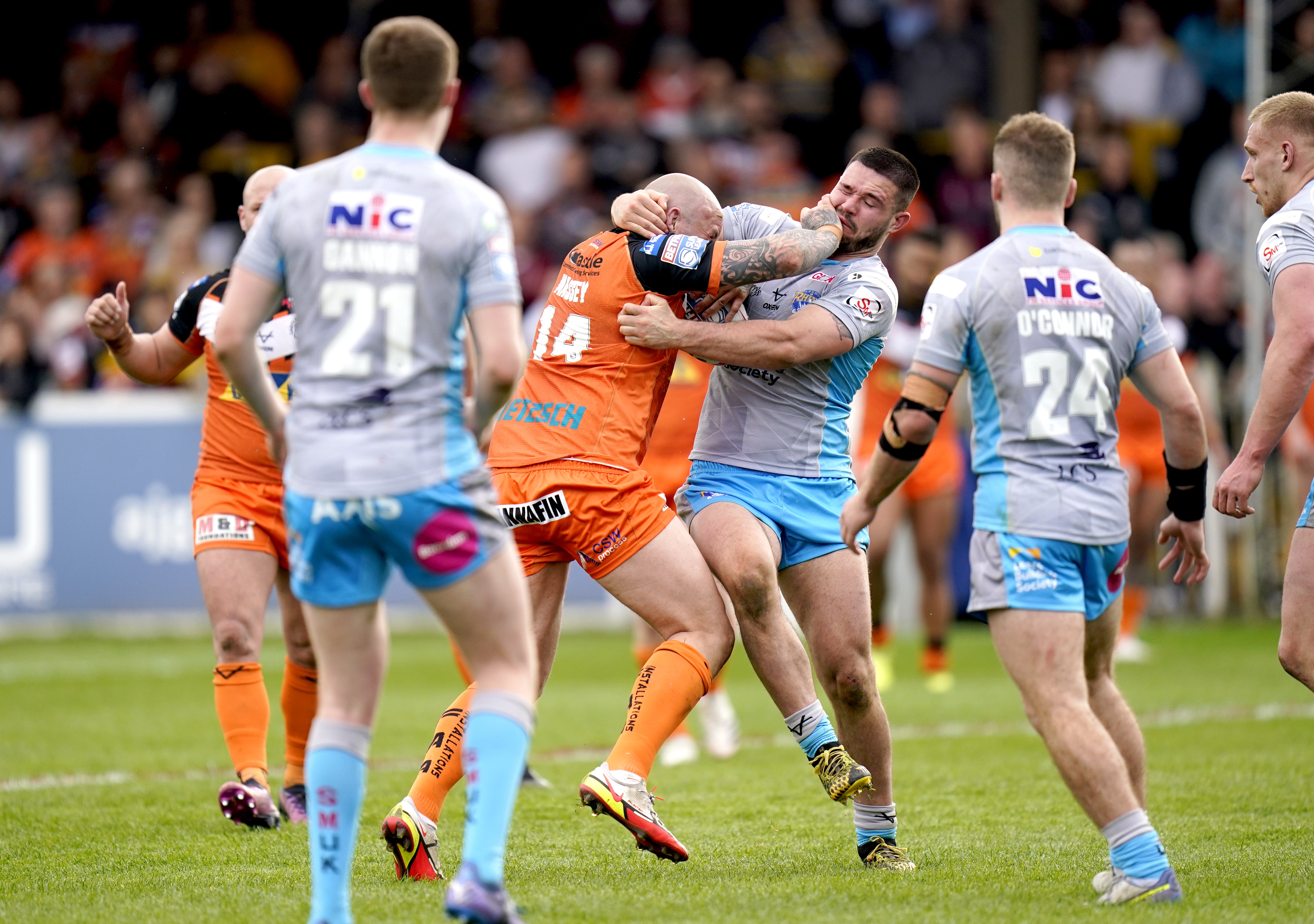 IMG have vowed to help “reimagine” domestic rugby league (Danny Lawson/PA)