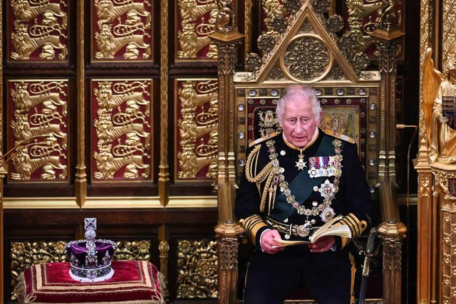 <p>The Prince of Wales reads the Queen’s Speech</p>