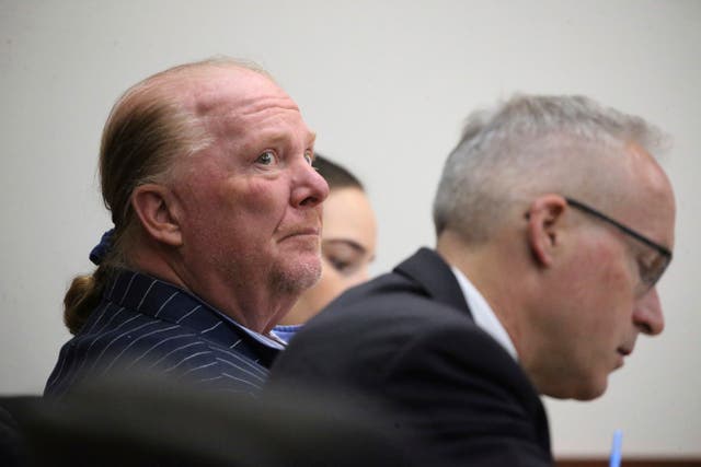 <p>Mario Batali, on trial </p>