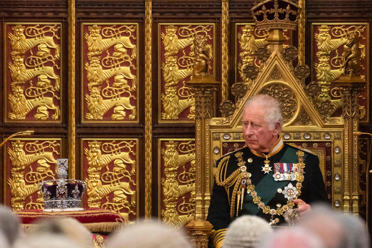 &lsquo;We&rsquo;re looking at the future&rsquo;: Royal history as Charles opens parliament