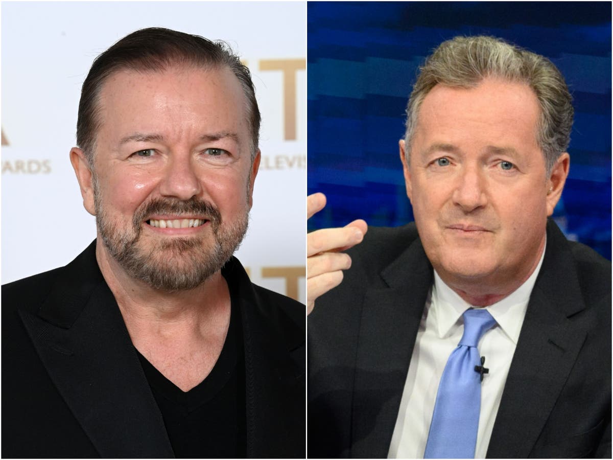Piers Morgan praises Ricky Gervais’ ‘fabulously offensive’ Netflix special as viewers condemn ‘toxic’ jokes